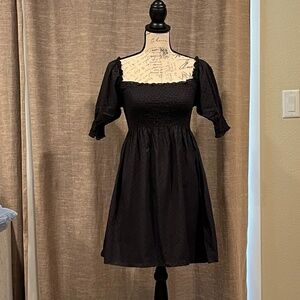 Hill House, size small, black dress.